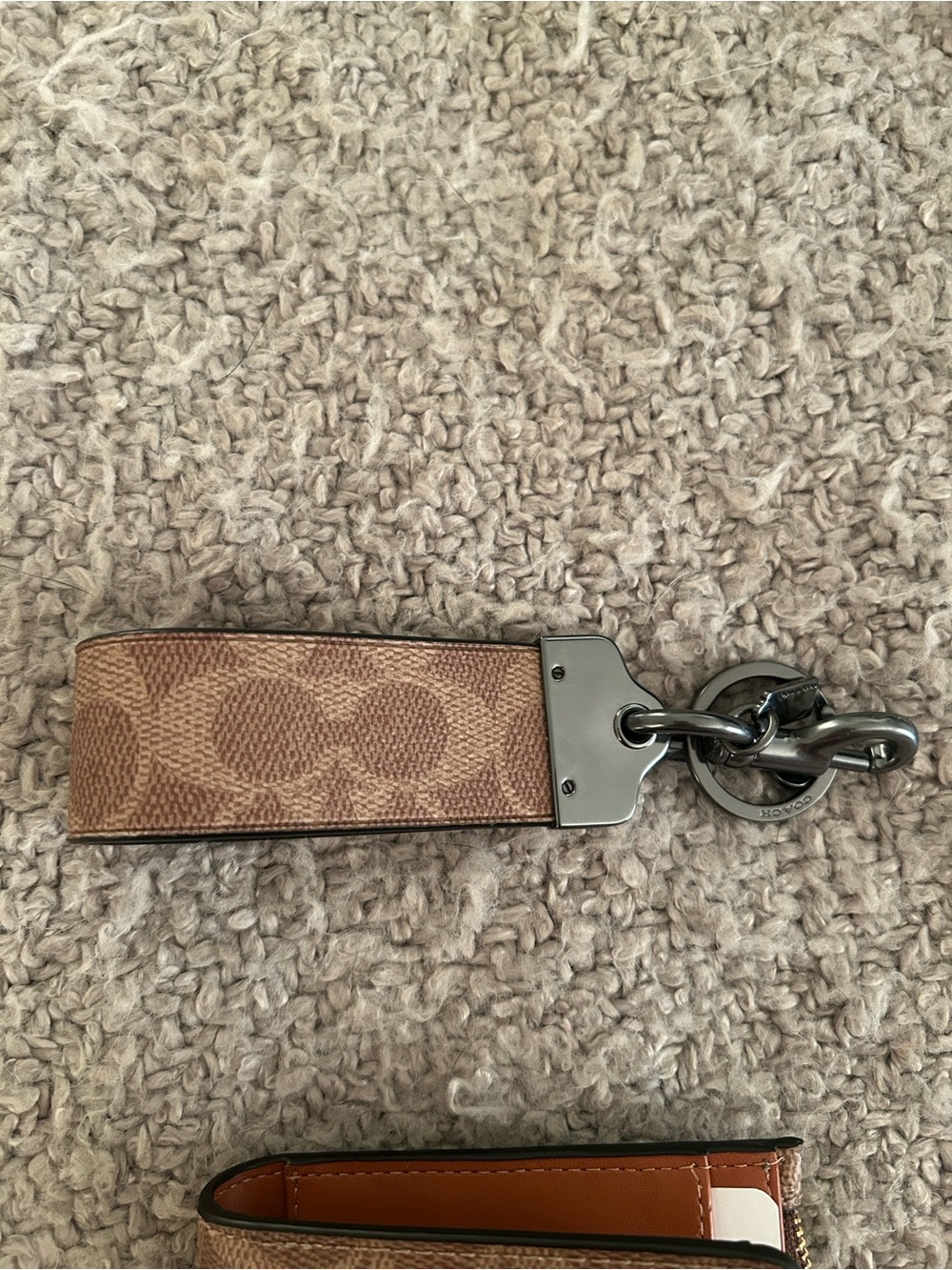 COACH TECH PHONE WALLET AND KEYCHAIN FOB NWT - Picture 7 of 8